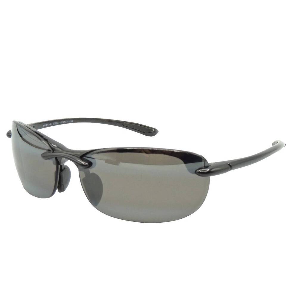 NEW MAUI JIM unisex - hanalei sunglasses in black/ neutral grey maui brilliant